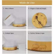 Увлажнитель воздуха очиститель 3в1 / Ультразвуковой бесшумный аромадифузор 700 мл / Портативный светодиодный ночник