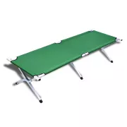 Зеленая Кровать-раскладушка походная