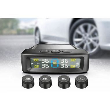 Система контроля давления в шинах TPMS SOLAR + 4 внешних датчика