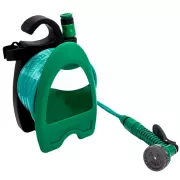 Набор поливочный шланг BlueBird 15м на катушке пистолет с распылителем 7-ми режимный