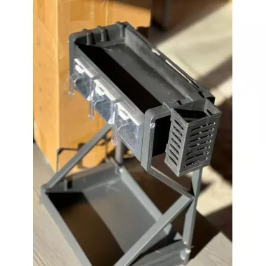 Органайзер для приправ kitchenware AND-2, двухъярусная стойка для посуды + спецовница, многофункциональная сушилка посуды и для специй, вместительная полка для специй с кухонными шкафами Органайзер для приправ kitchenware AND-2, двухъярусная стойка для посуды + спецовница, многофункциональная сушилка посуды и для специй, вместительная полка для специй с кухонными шкафами