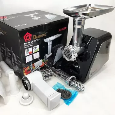 Мясорубка DOMOTEC MS-2024 (3000Вт, томати, терки/шатківниці) Мясорубка DOMOTEC MS-2024 (3000Вт, томати, терки/шатківниці)