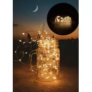 Гирлянда светодиодная нить роса 3м на батарейках 3 шт AAA белый белый цвет Gold