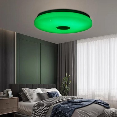 38см світлодіодний RGB світильник стельовий bluetooth + пульт дистанційного керування 38см світлодіодний RGB світильник стельовий bluetooth + пульт дистанційного керування