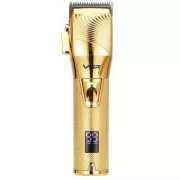 Профессиональная аккумуляторная машинка для стрижки волос VGR V-280 с дисплеем и насадками