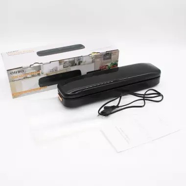 Кухонный вакуумный упаковщик Vacuum sealer Model 10 / Вакууматор для продуктов / Кухонный вакууматор 33х8,5х6см от сети