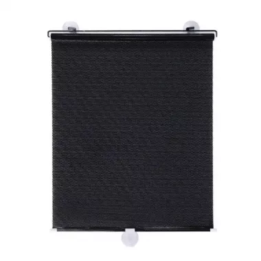 Рулонная солнцезащитная шторка на пластиковые окна 50*125 см, Черная