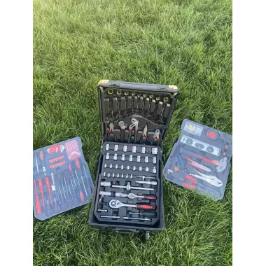 Великий Набір інструментів у валізі Rainberg 399 предметів, інструменти, набір інструментів