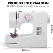 Портативная швейная машинка YASM 825 Мини с оверлоком и педалью