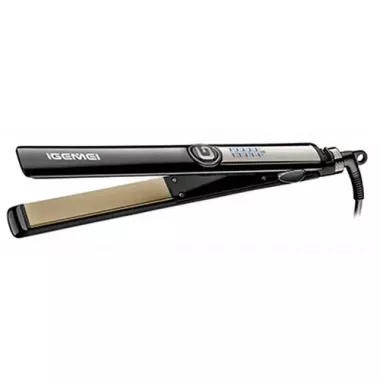 Щипці утюжок для волосся GEMEI GM-416 Чорний