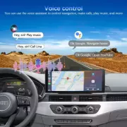 Универсальный сенсорный дисплей 10 дюймов с камерой CarPlay и Android Auto