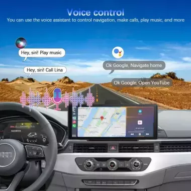Универсальный сенсорный дисплей 10 дюймов с камерой CarPlay и Android Auto