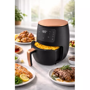 Аэрогриль мультипечь фритюрница Silver Love 8л 2800w