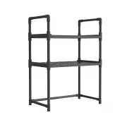 Универсальная полка-стеллаж для микроволновки 2 уровня 48х26х71 см YH-6616-2