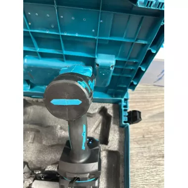 Комплект аккумуляторная болгарка и аккумуляторный гайковерт в комплекте 2 АКБ 48v 6.0ah с зарядкой Синий