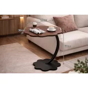 Прикроватный кофейный столик Flower 40х30х60 см Темное-Дерево