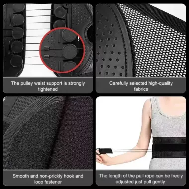 Корсет для попереку із системою точної фіксації