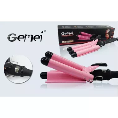 Тройная плойка для волос Gemei GM 1956 дисплеем Тройная плойка для волос Gemei GM 1956 дисплеем