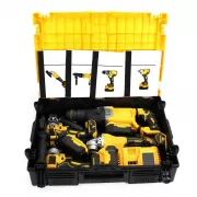 Набор 4 в 1 на аккумуляторах Гайковерт Шуруповерт | Перфоратор | Болгарка