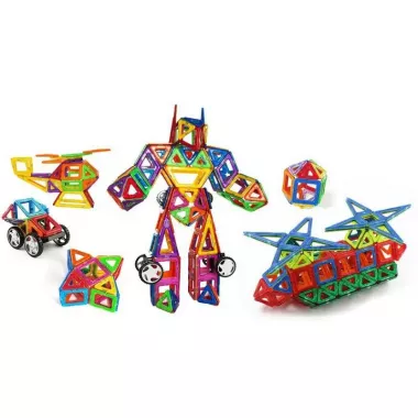 36 деталей Магнитный конструктор, детский 3Д конструктор, конструктор магнитный в чемодане