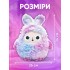 Іграшка зі штучним інтелектом Bobo / Інтерактивна плюшева іграшка BOBO з AI, голосом і LED очима / Розумна іграшка  22х25см Фіолетовий