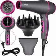 Профессиональный фен для волос с насадками и диффузором VGR V-402 2200 Вт