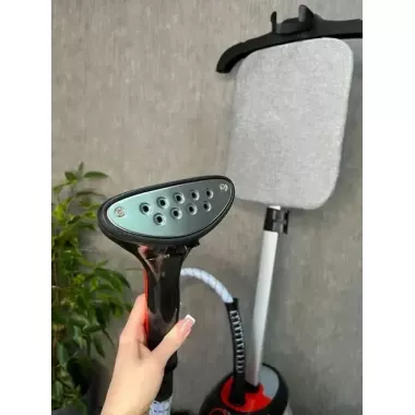 Вертикальный отпариватель для одежды Garment Steamer 2000W / Красный Паровой утюг для всех видов ткани