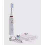 Электрическая зубная щетка Shuke SK-601 аккумуляторная ультразвуковая щетка для зубов 3 насадки