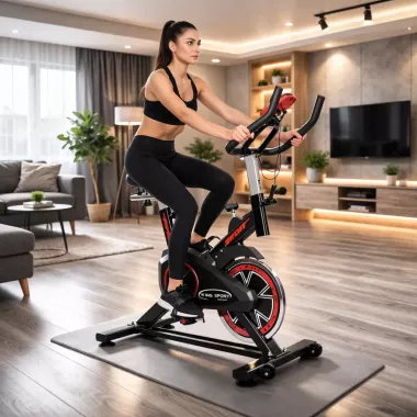 Велотренажер механический Q5 / Спинбайк тренажер для дома