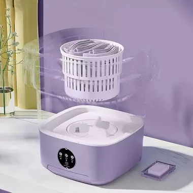 Портативная мини складная ультразвуковая стиральная машинка на 12L Портативная мини складная ультразвуковая стиральная машинка на 12L