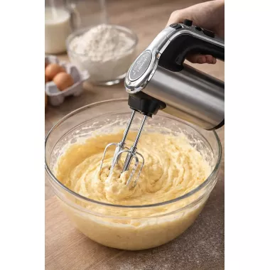 Ручной миксер R6693 для взбивания, замешивания теста, приготовления соусов и десертов 650W Ручной миксер R6693 для взбивания, замешивания теста, приготовления соусов и десертов 650W