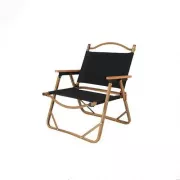 Стул STD-04 складной, металл+ткань В760*Ш500*Д510мм чёрный