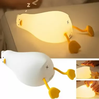 Ночник беспроводной силиконовый Уточка 16x10x6см