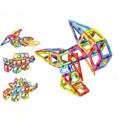 36 деталей Магнитный конструктор, детский 3Д конструктор, конструктор магнитный в чемодане