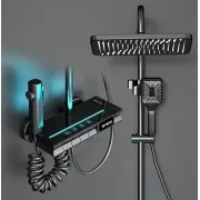 Душова система з термостатом та LED-дисплеєм 120см AND AA6-6