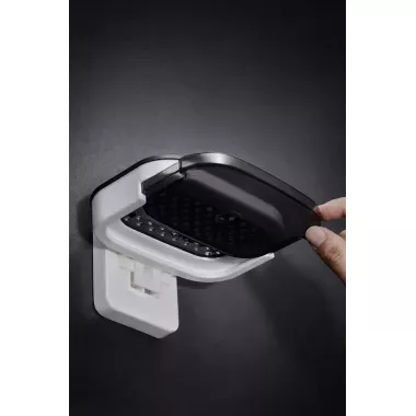 Настінний двошаровий тримач для мила Soap Dish Настінний двошаровий тримач для мила Soap Dish