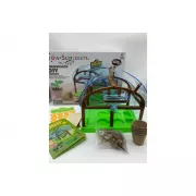 Игровой набор теплица для выращивания растений с семенами и капельным поливом Home made plant GREEN