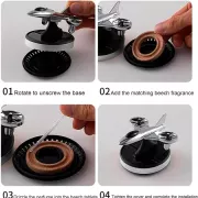 Ароматизатор на сонячних батареях у машину Літак винищувач з турбінами