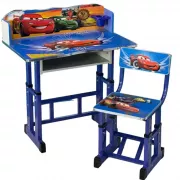 Детская парта регулируемая Тачки / Письменный стол и стул с регулируемой высотой