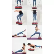 Виброплатформа для тренировок + пульт, до 150кг, от сети / Вибрационная платформа для похудения