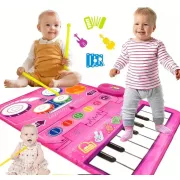 Интерактивный музыкальный пианино-коврик для детей