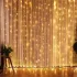 Гирлянда Водопад USB штора 3х2м, теплый белый, 200 LED + пульт / Новогодняя светодиодная гирлянда на окно Гирлянда Водопад USB штора 3х2м, теплый белый, 200 LED + пульт / Новогодняя светодиодная гирлянда на окно