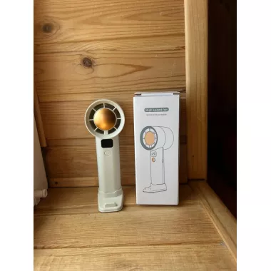 Вентилятор портативный настольный ручной 2025 New Violent Turbo / Gear LY-934 со встроенным аккумулятором и с цифровым дисплеем, 5 скоростей