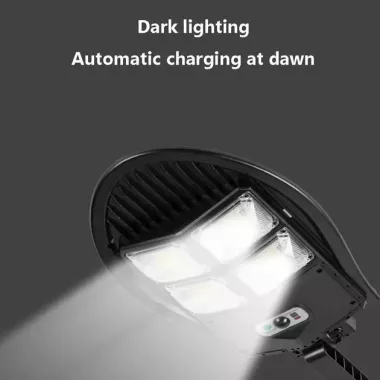 Акумуляторний ліхтар SW7103A-3 із сонячною панеллю та датчиком руху Акумуляторний ліхтар SW7103A-3 із сонячною панеллю та датчиком руху