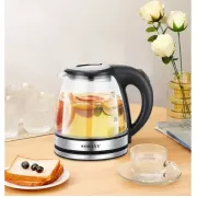 Стеклянный электрочайник 1500Вт Sokany SK-SH-1059, чайник с подсветкой на 1.2 л.