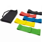 Резинки для фитнеса 30см, универсальный тренажер, 5 резинок, Резинки для йоги, Резинки для пилатеса