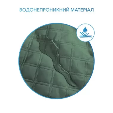 Зимний спальный мешок с подогревом USB 215*65, теплый спальник ковдра с подогревом до -30 зеленый