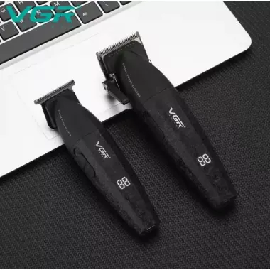 Професійний набір для стрижки волосся VGR V-640 Машинка та триммер з дисплеєм