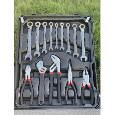 Великий Набір інструментів у валізі Rainberg 399 предметів, інструменти, набір інструментів