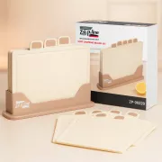 Кухонный набор досок Zepline ZP-00220 5 предметов, с подставкой бежевый